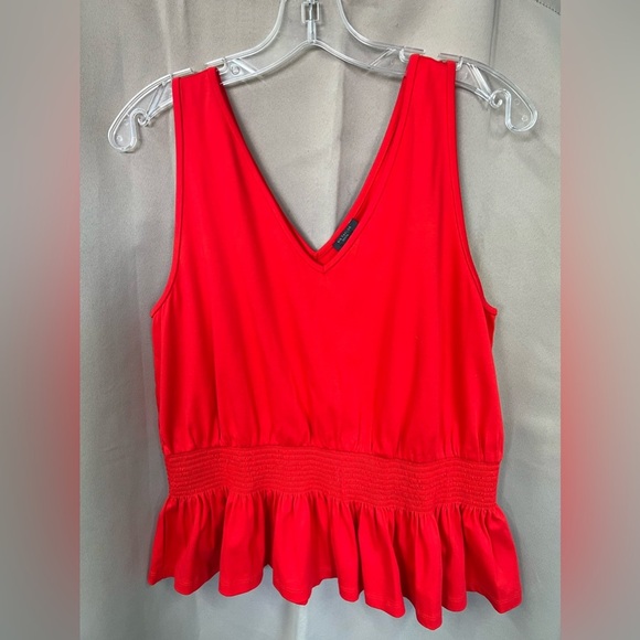 Ann Taylor NWT Smocked Waist Sleeveless Top - Picture 1 of 4